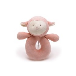 Miyim ตุ๊กตาออร์แกนิค ที่กัดเล่น รูปแกะ รุ่น แร็ทเทิล MY-71403 - Pink