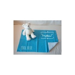 Mellow Quick dry ผ้ารองกันฉี่ ผ้ารองกันน้ำ 100% SIZE L (100x140 CM) Cool Blue