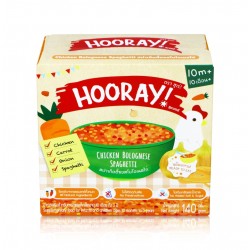 HOORAY! 10m สปาเก็ตตี้ซอสโบโลเนสไก่ 140g.