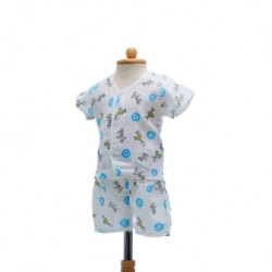 Shawn's Baby Short sleeve shirt with shorts Animal cartoon (size M)