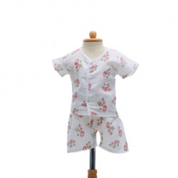 Shawn's Baby Short sleeve shirt with shorts Giraffe cartoon (size M)