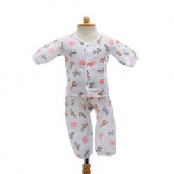 Shawn's Baby Long sleeved shirt with trousers Pink cartoon animals