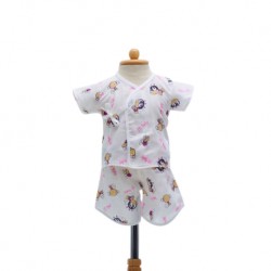 Shawn's Baby Short Sleeve Shirt With Short Pants Bee Cartoon Pink (Size S)