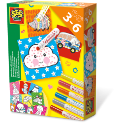 SES Creative Stamping with markers