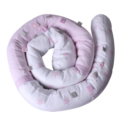 Minene หมอนงูสารพัดประโยชน์ สีขาวดาวชมพู