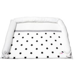 Minene เบาะเปลี่ยนผ้าอ้อม สีขาวดาวดำ