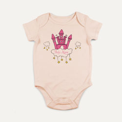 PREVAA BABY บอดี้สูท ลายปราสาทชมพู