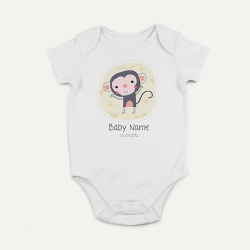 PREVAA BABY บอดี้สูท ลายลิงน้อยจอมป่วน