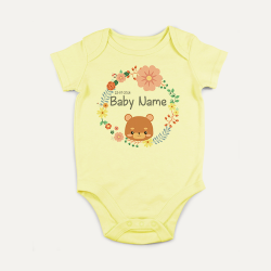 PREVAA BABY บอดี้สูท ลายหมีน้อย&ดอกไม้