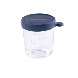 Beaba - 250 ml conservation jar in superior quality glass - DARK BLUE