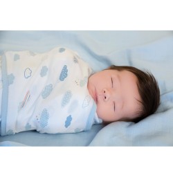 Clevamama : Swaddle to Sleep - Blue