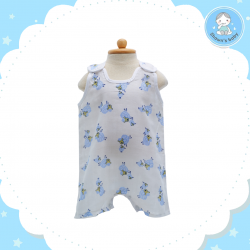 Shawn's Baby Baby Short Sleeve Body Suite Sheep Cartoon (Purple)