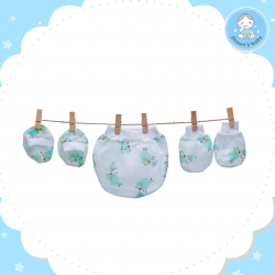 Shawn's Baby Baby Hat,Glove,Sock Sheep Cartoon (Green)