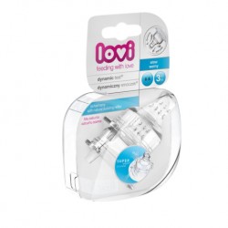 Lovi จุกนม Wide Neck รุ่น Slow สำหรับ 3-6 เดือน (3 แพ๊ค)