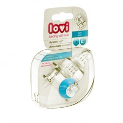 Lovi จุกนม Wide Neck รุ่น Mini สำหรับ 0-3 เดือน (3 แพ๊ค)
