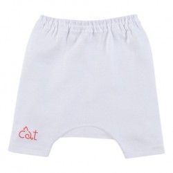 Palette of Apparel - กางเกงขา 4 ส่วนเด็กแรกเกิด สีแดง