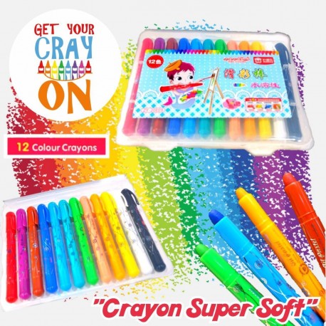 Castle of Toy  Crayon Super Soft 12 colour