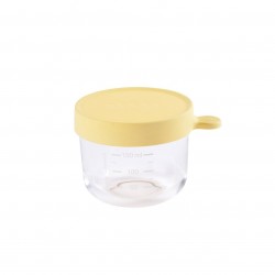 Beaba - 150 ml conservation jar in superior quality glass - YELLOW