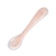 Beaba - Ergonomic 1st age silicone spoon - NUDE