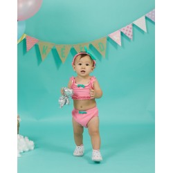KEED Zebra Circus (ZC-182) Top, Nappy pant and headband (3 pieces)