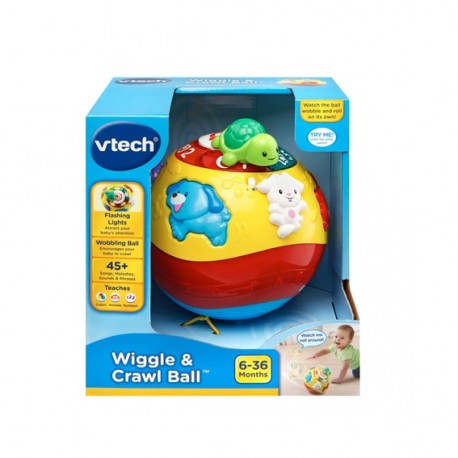 Vtech ของเล่นเสริมพัฒนาการ Wiggle & Crawl Ball – Blue 