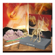 4M ของเล่น Dinosaur-Dig a Velociraptor Skeleton