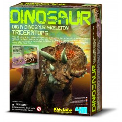 4M ของเล่น Dinosaur-Dig a Triceratops Skeleton  