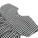 Palette of Apparel Check Dress (black & white)