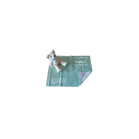 Mellow Quick dry Pee Pads, Waterproof Fabric 100% SIZE M (70x100 CM) Seagreen