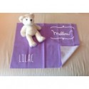 Mellow Quick dry Quick dry Pee Pads, Waterproof Fabric 100% SIZE L (100x140 CM) Lilac