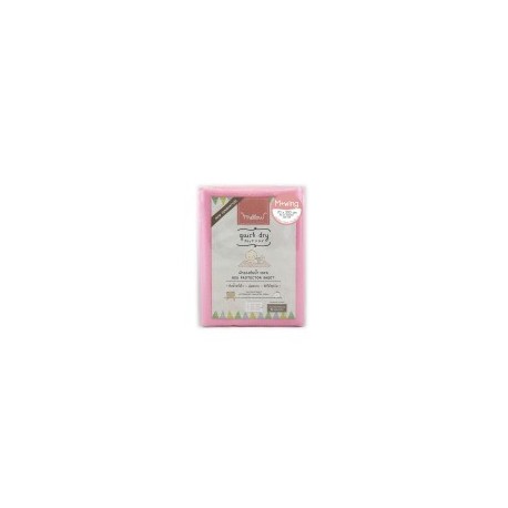Mellow Quick dry Quick dry Pee Pads, Waterproof Fabric 100% with wings SIZE M (70x100 CM) Pink