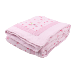 Minene Winter Reversible Blanket  Pink Floral