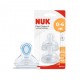 NUK First Choice + Silicone Teat(0-6 months)Size.M (เหมาะสำหรับนมผง)  