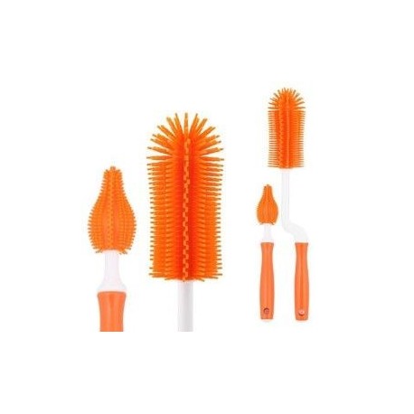 Pognae ML Bottle brush Silicone Set orange (MLB101-02)