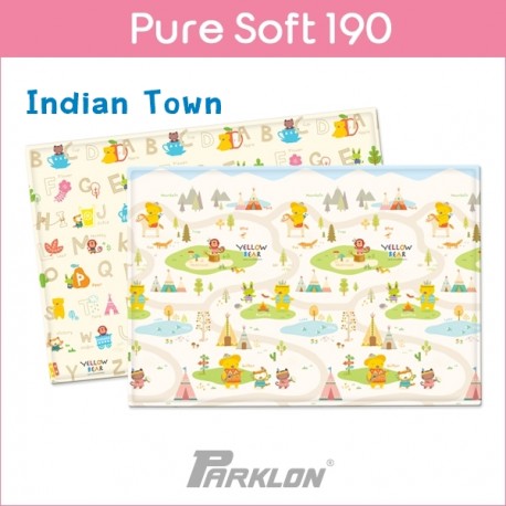 PARKLON แผ่นรองคลาน รุ่น Pure Soft ลาย Indian Boy ขนาด 130x190x1.2cm