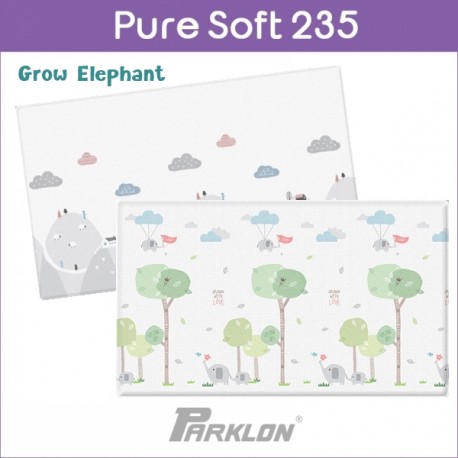 PARKLON Pure Soft Play Mat Size 140x235x1.5cm (Grow Elephant)