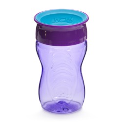 WOW Gear training cup WOW Kids Spill free 360drinking 296ml (Purple)