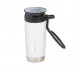 WOW Gear Stainless Steel WOW Sports Spill free 360drinking 400ml (White)